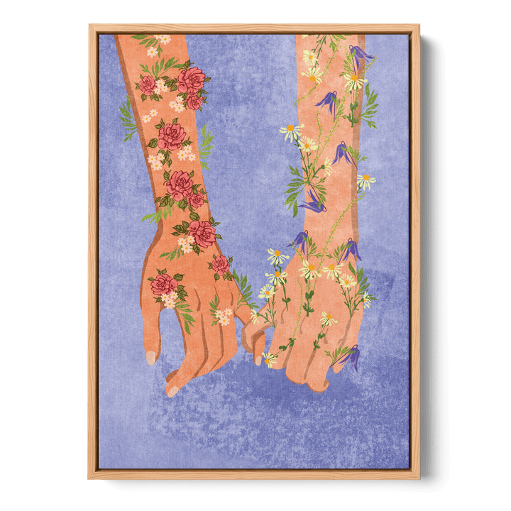 Holding Hands Canvas