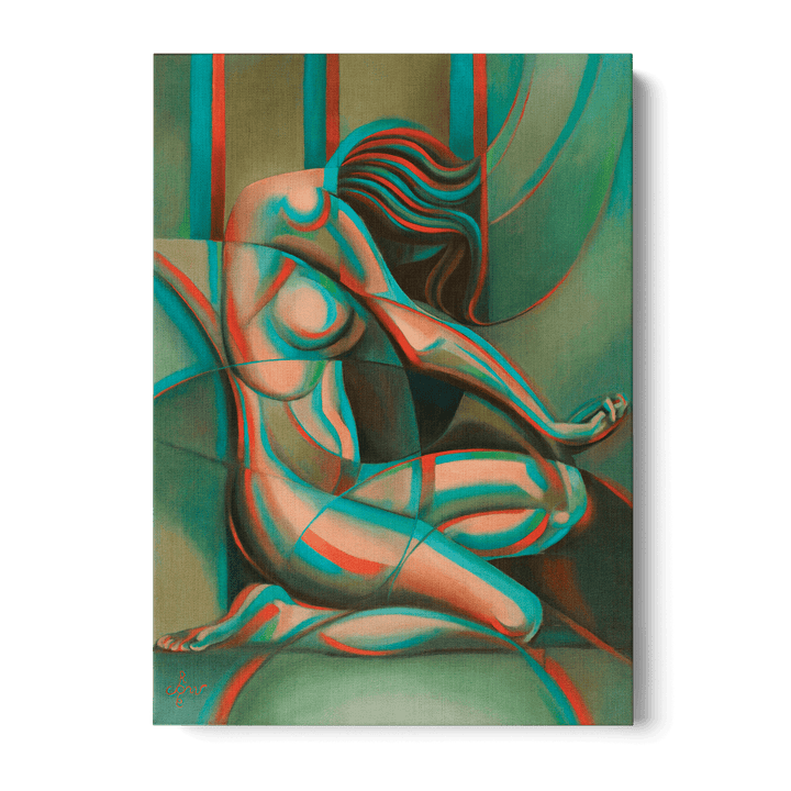 Anaglyphical Roundism Canvas