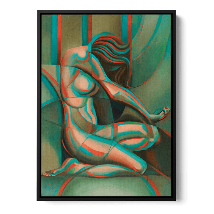 Anaglyphical Roundism Canvas