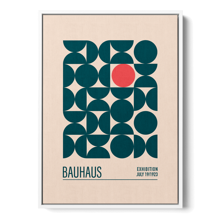 Bauhaus Mavi Kureler Canvas