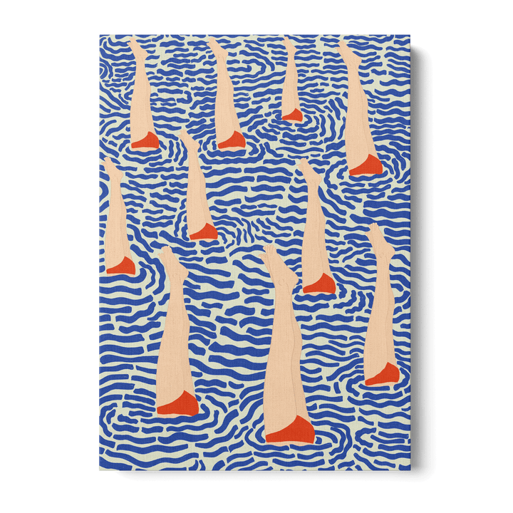 Bañistas Canvas