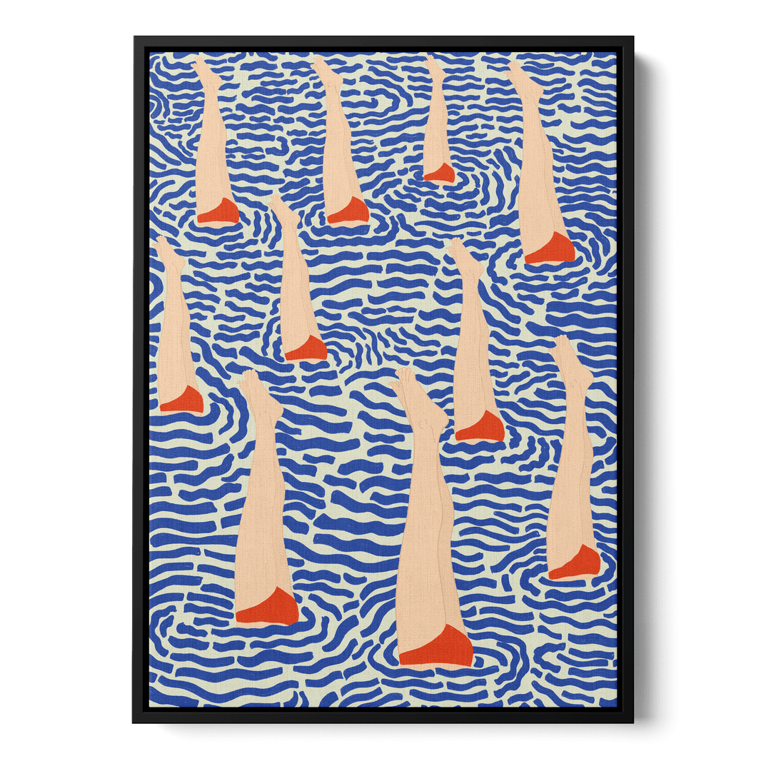 Bañistas Canvas