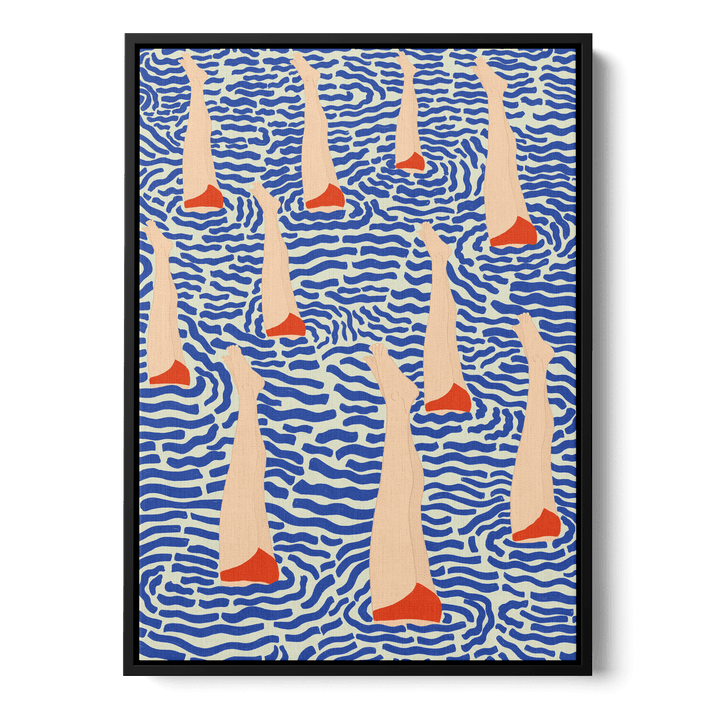 Bañistas Canvas