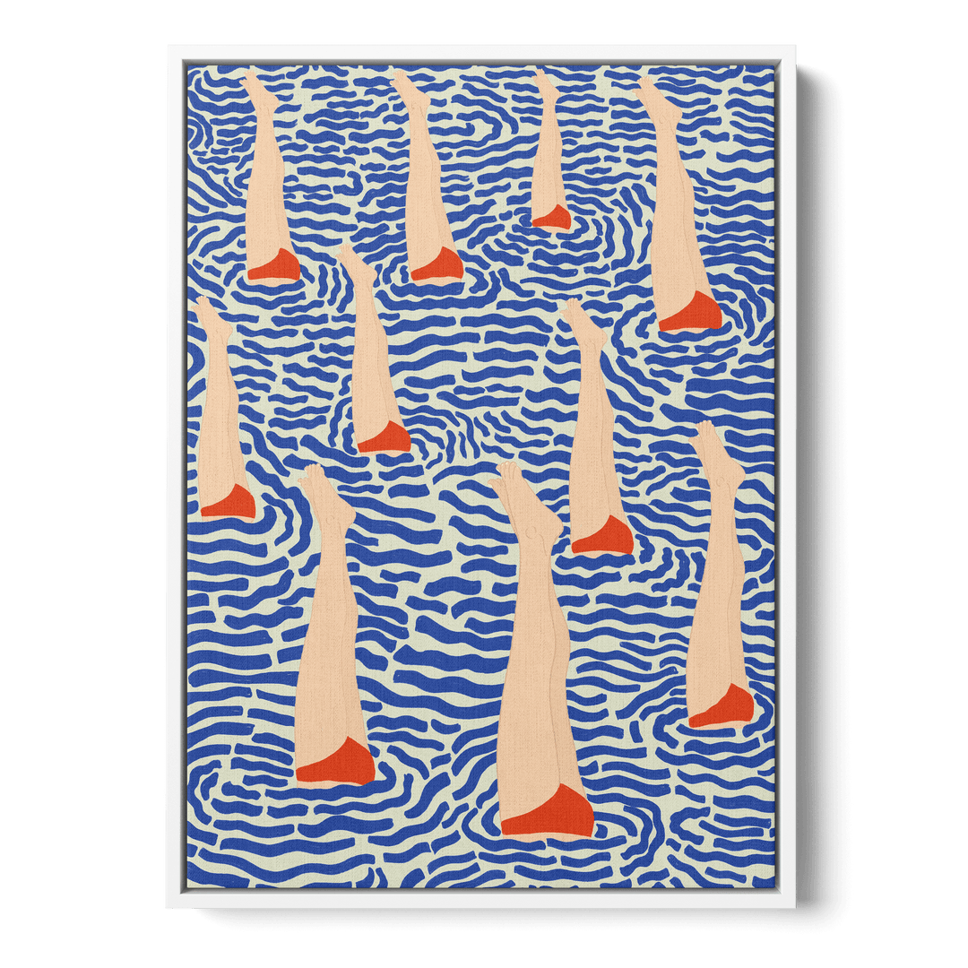 Bañistas Canvas