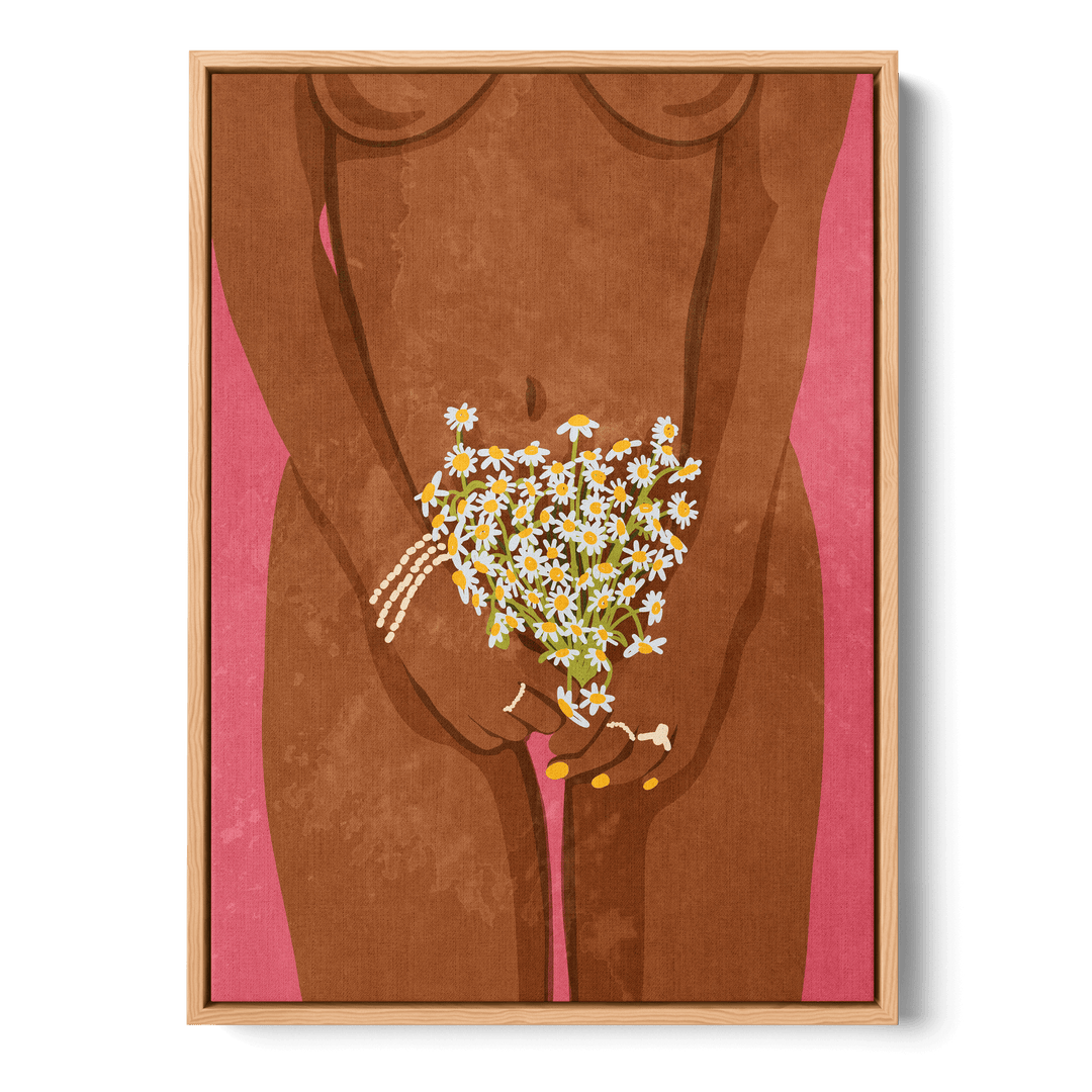 Wearing Flowers Canvas