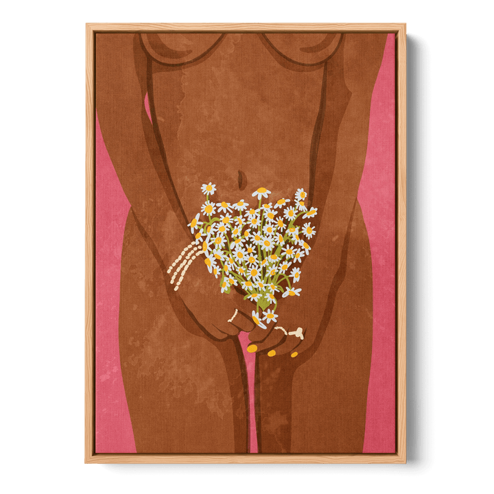 Wearing Flowers Canvas