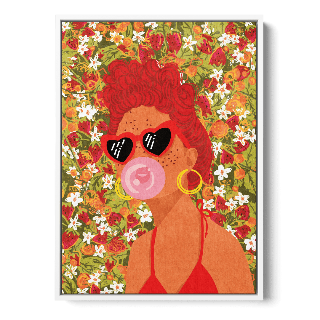 Strawberry Lady Canvas