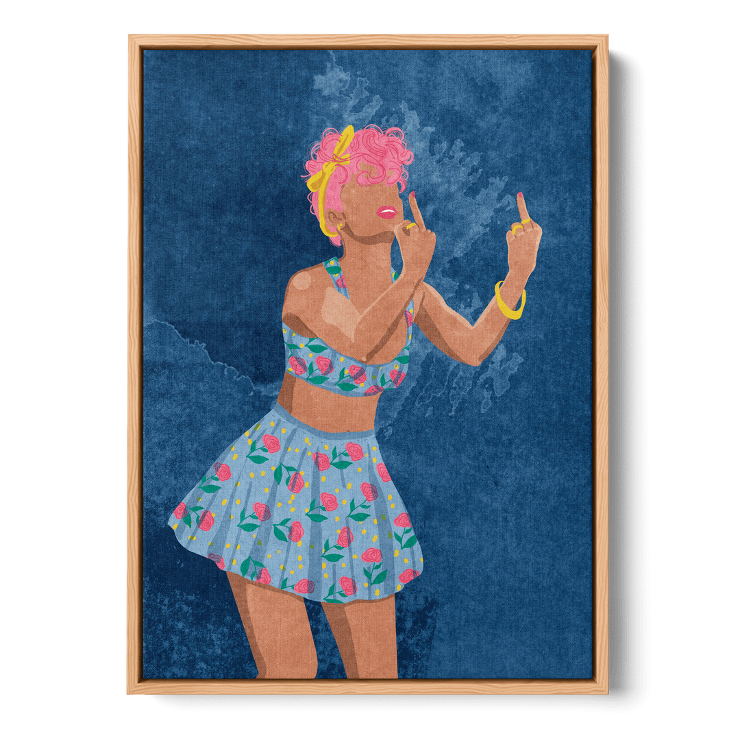 Not Your Girl Canvas