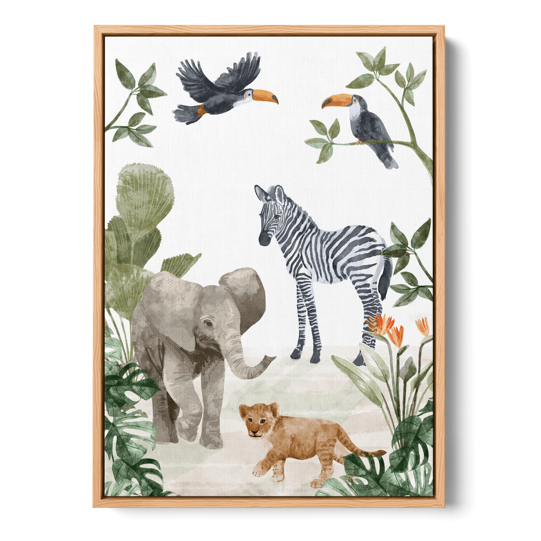 Jungle Babies Canvas