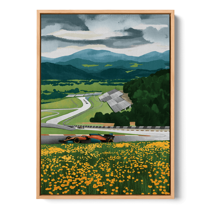 Racetrack Of Austria Canvas