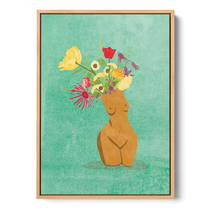I Am A Wildflower Canvas