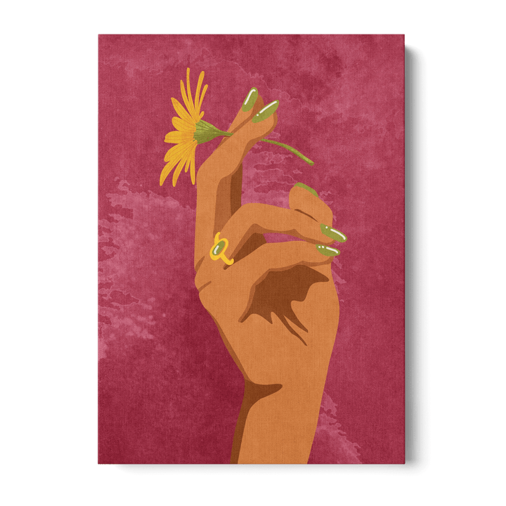 Smoking Flower Canvas