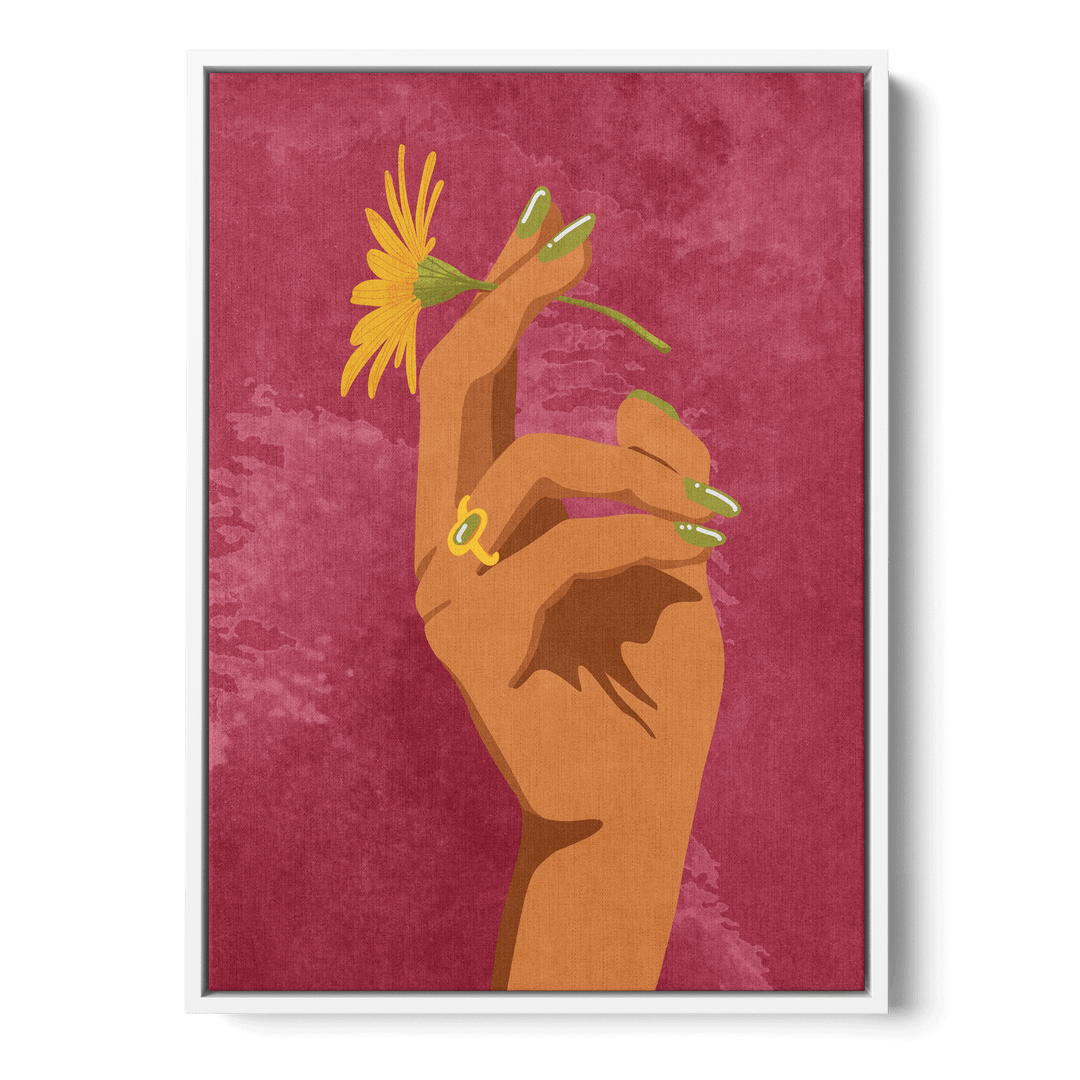 Smoking Flower Canvas