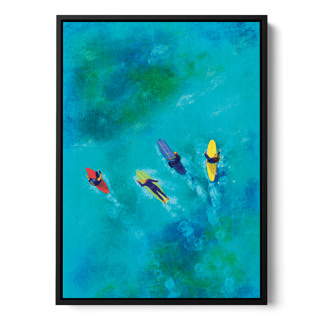 Surfer Dudes Canvas