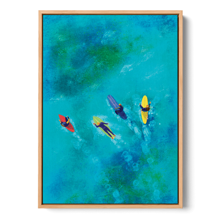 Surfer Dudes Canvas