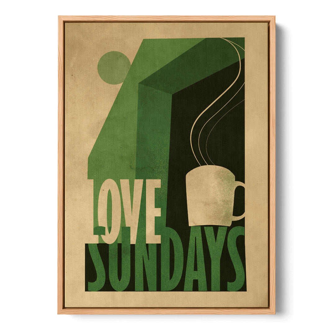 Love Sundays Canvas