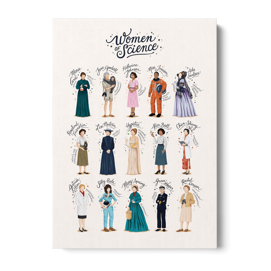 Women Of Science Canvas