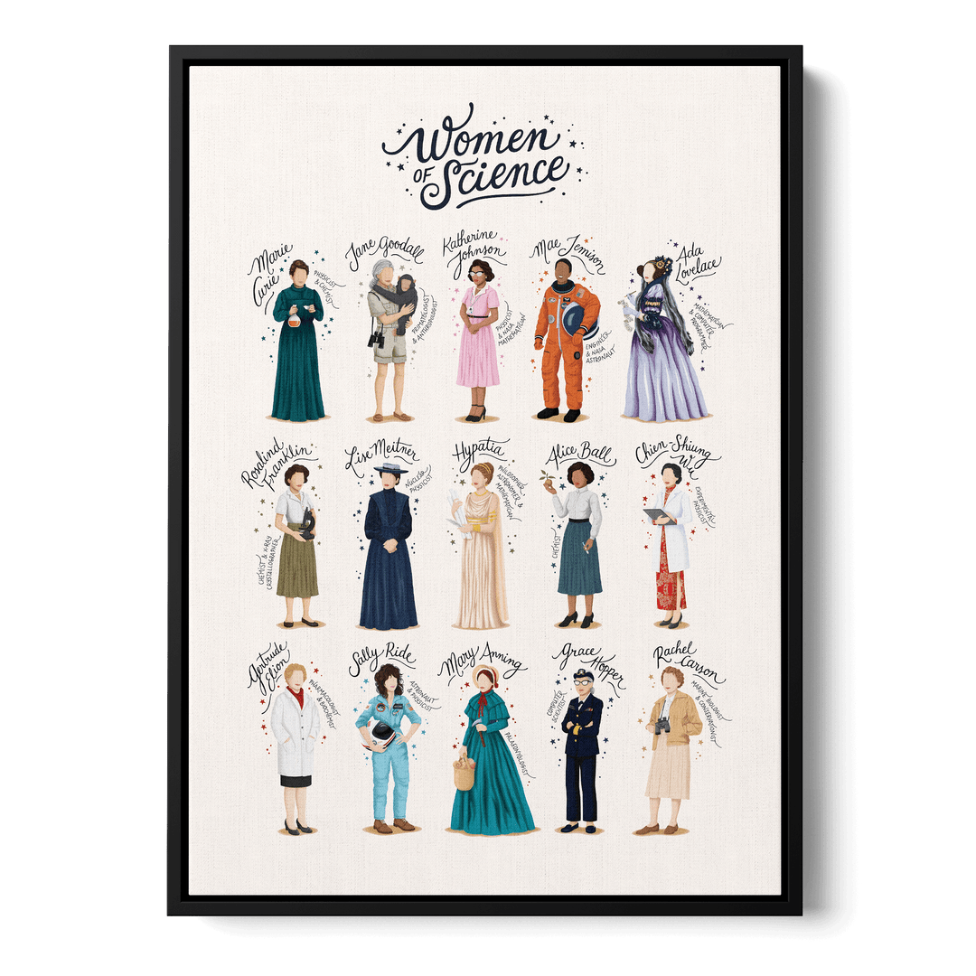 Women Of Science Canvas