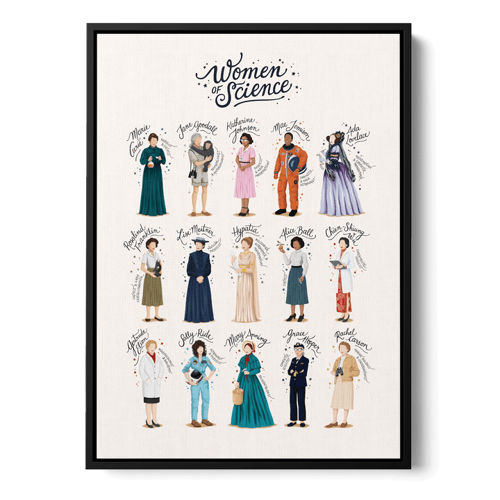 Women Of Science Canvas