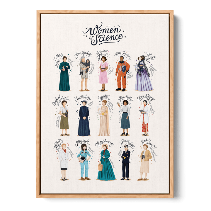 Women Of Science Canvas