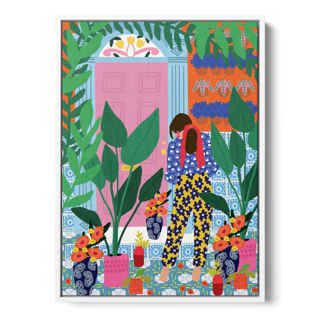 Inside My Personal Garden Canvas