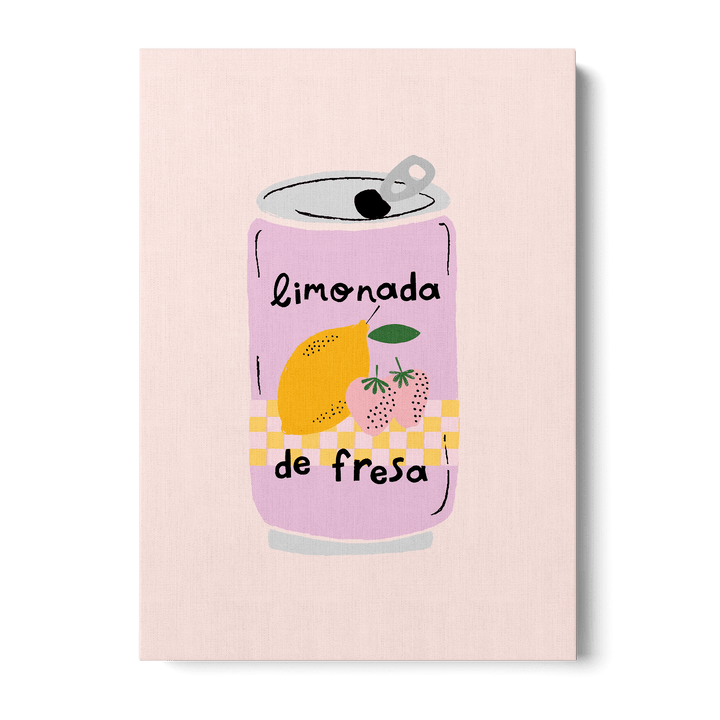 Strawberry Lemonade Canvas