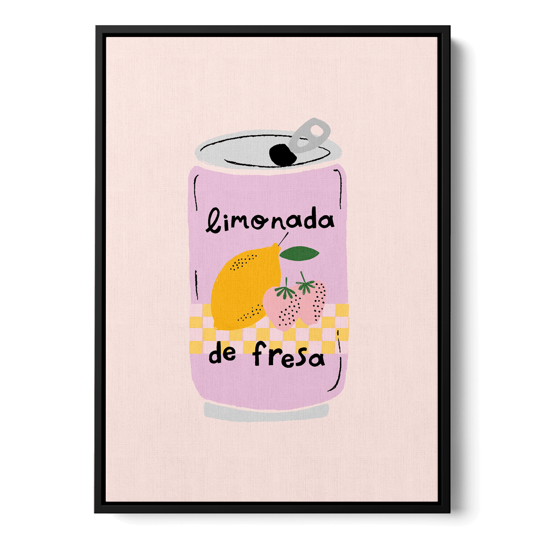 Strawberry Lemonade Canvas