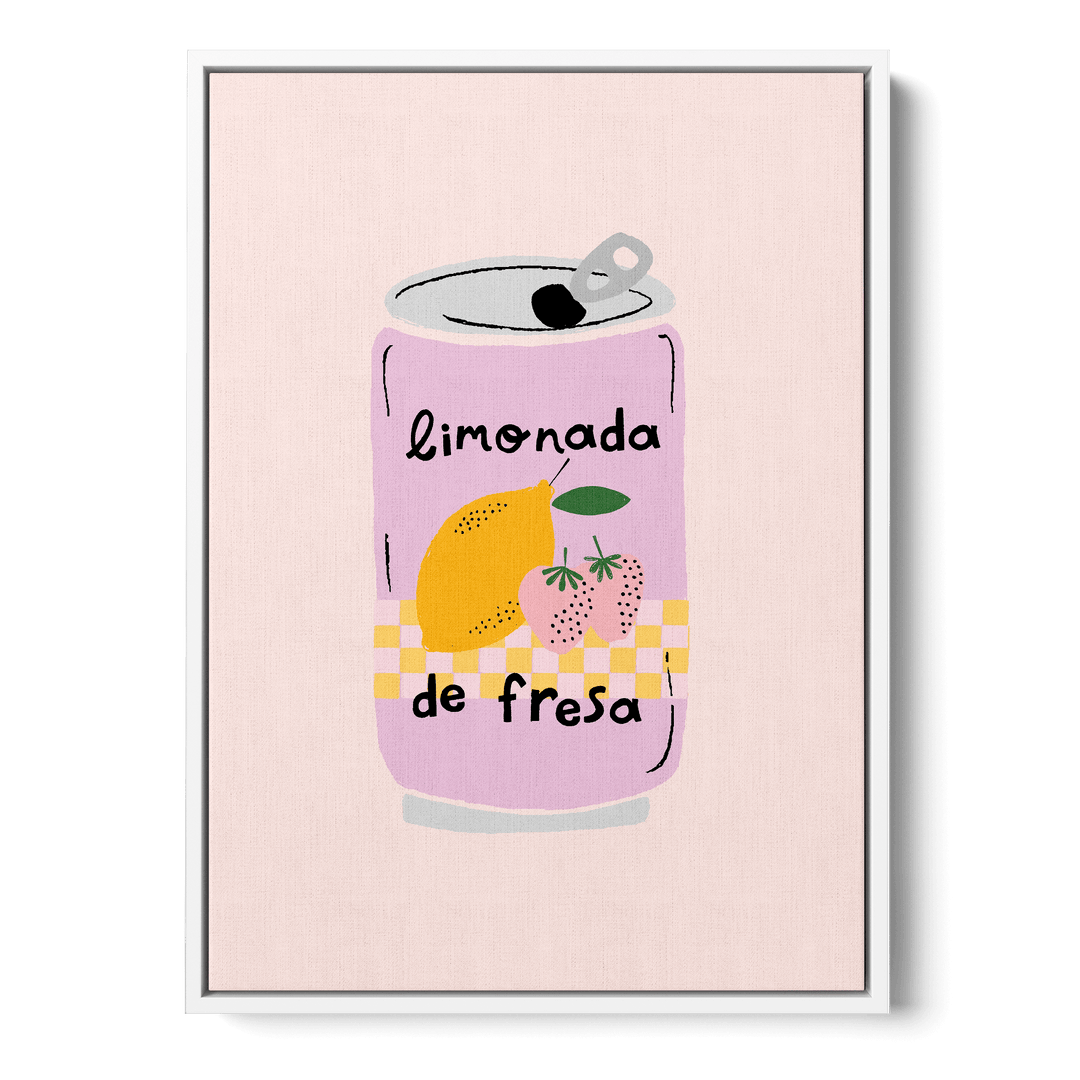 Strawberry Lemonade Canvas