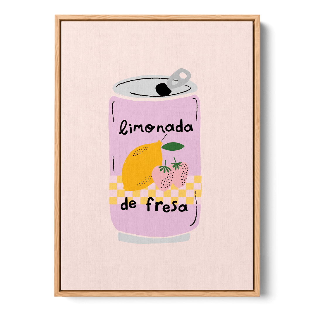 Strawberry Lemonade Canvas