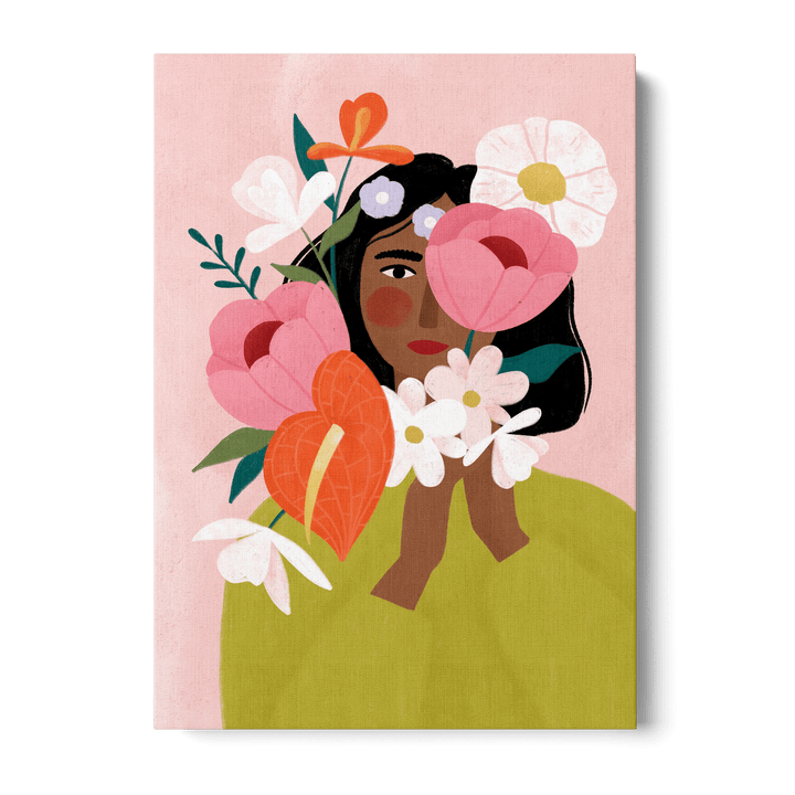 Flower Lady Canvas