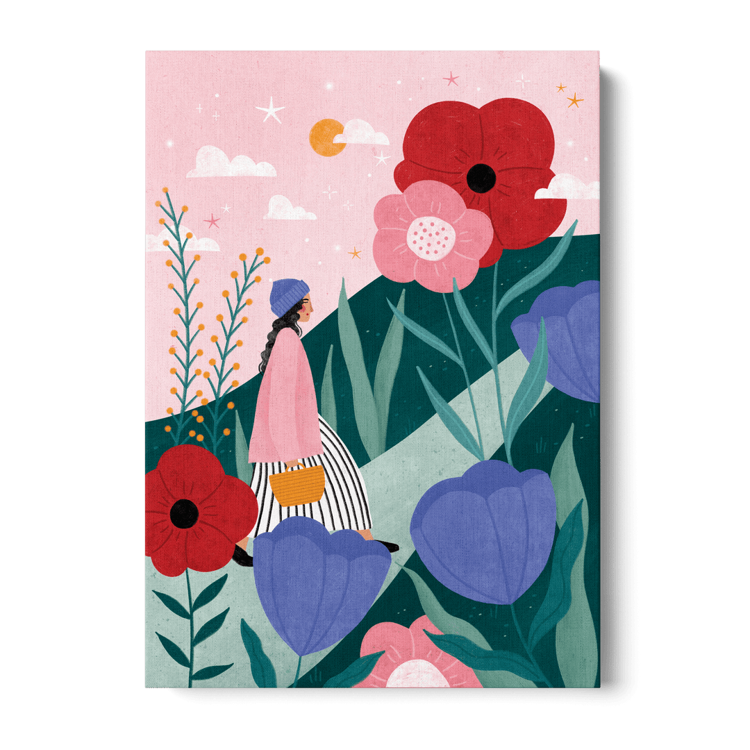 Flower Walk Canvas