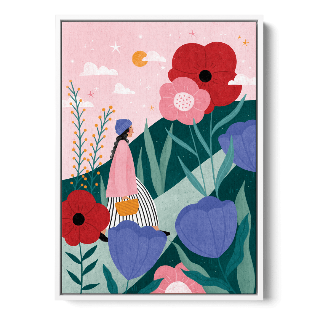 Flower Walk Canvas