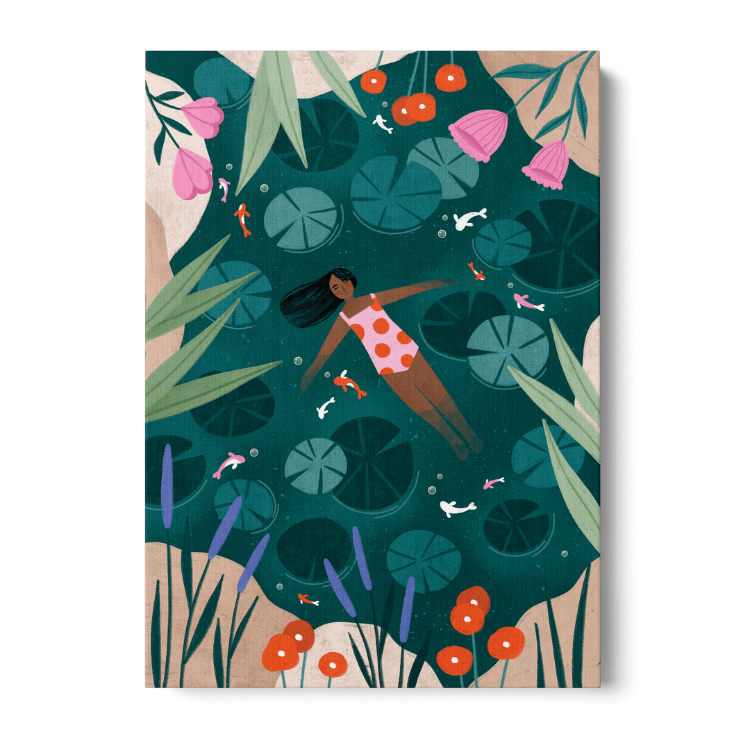 Wild Swimming Canvas