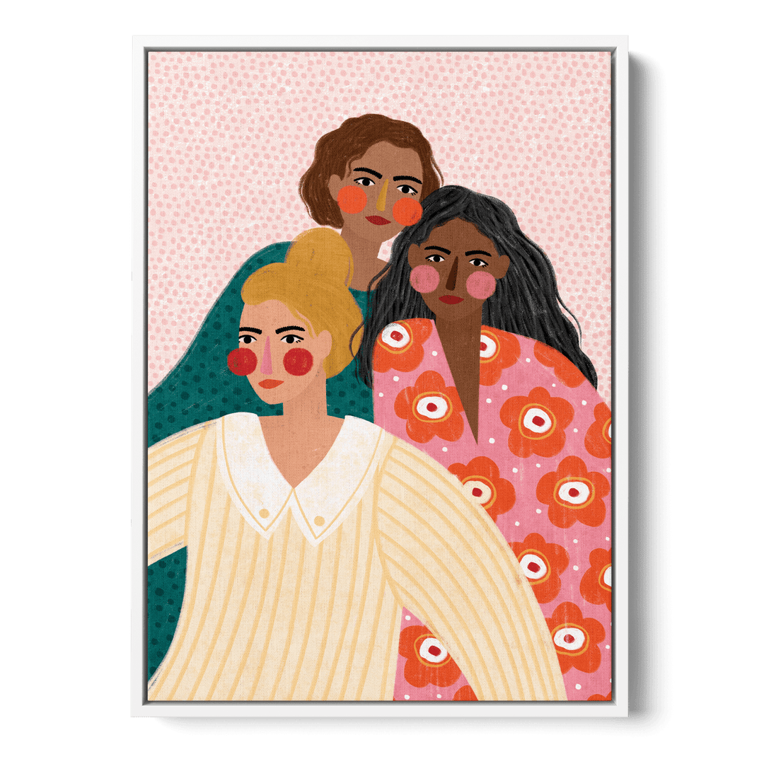 Girl Friends Canvas