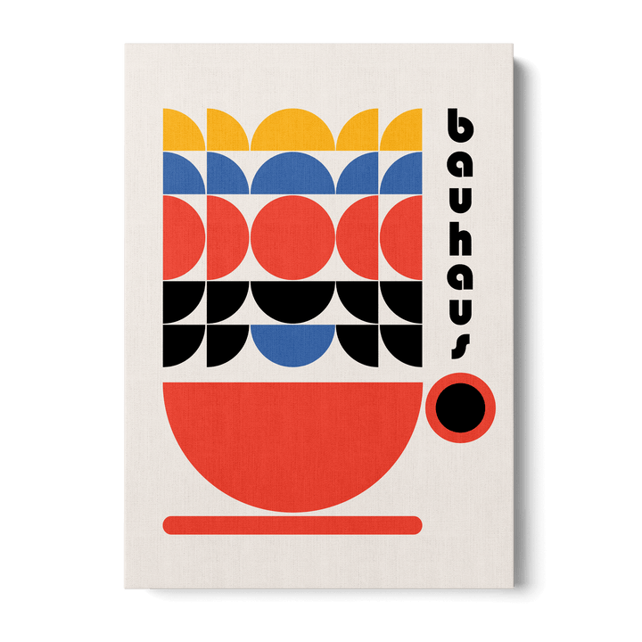Bauhaus Coffee 70s Canvas