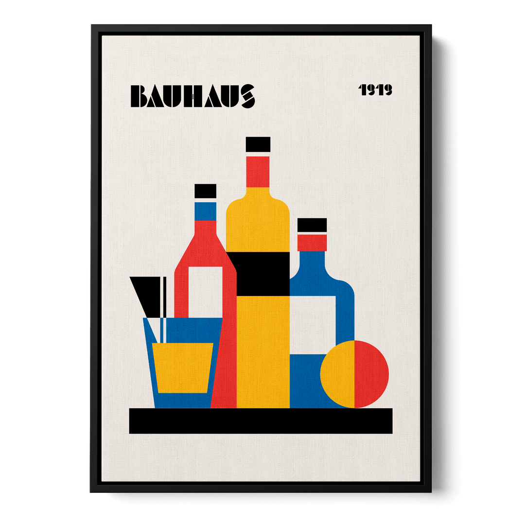 Bauhaus Wine 1919 Canvas