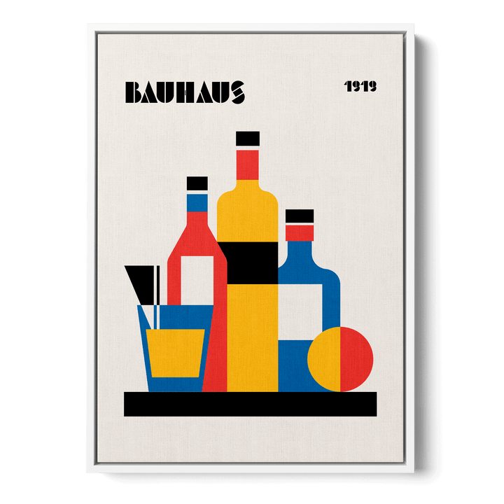 Bauhaus Wine 1919 Canvas