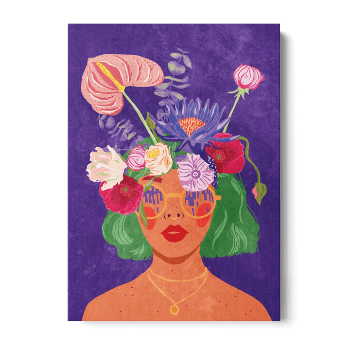 Flower Head Canvas