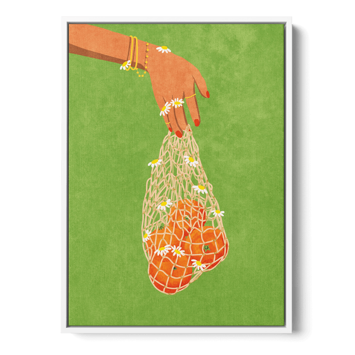 Fresh Oranges Canvas