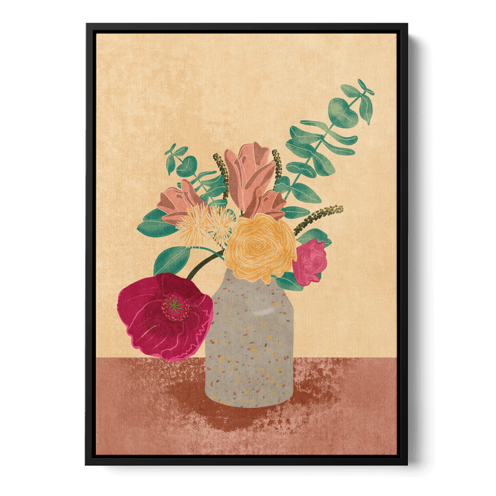 Arranged Flowers Canvas
