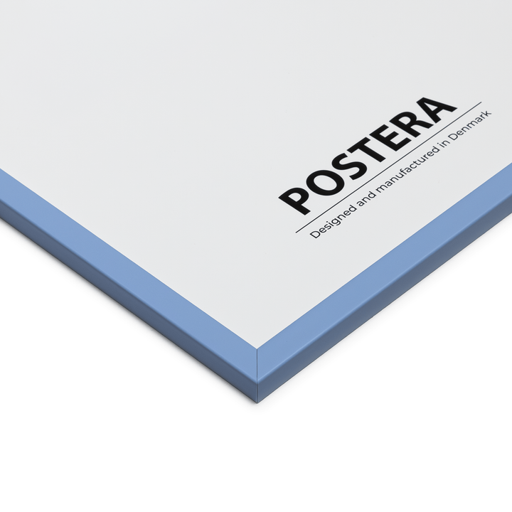 Hellblauer Rahmen - A3