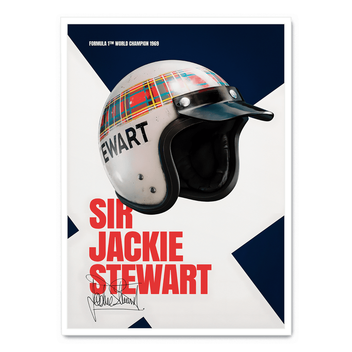 Sir Jackie Stewart Formula Icons