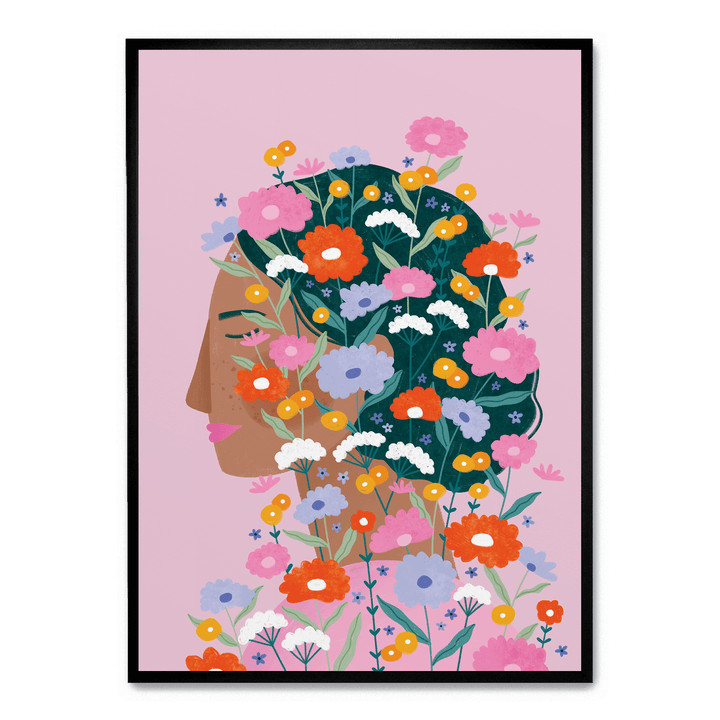 Colourful Flower Lady