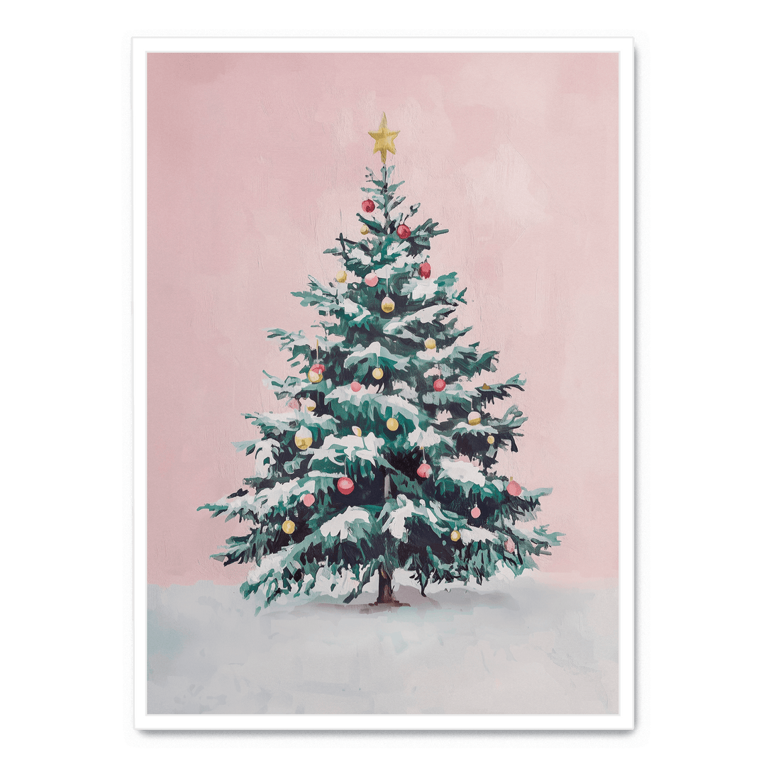 Snow Covered Christmas Tree