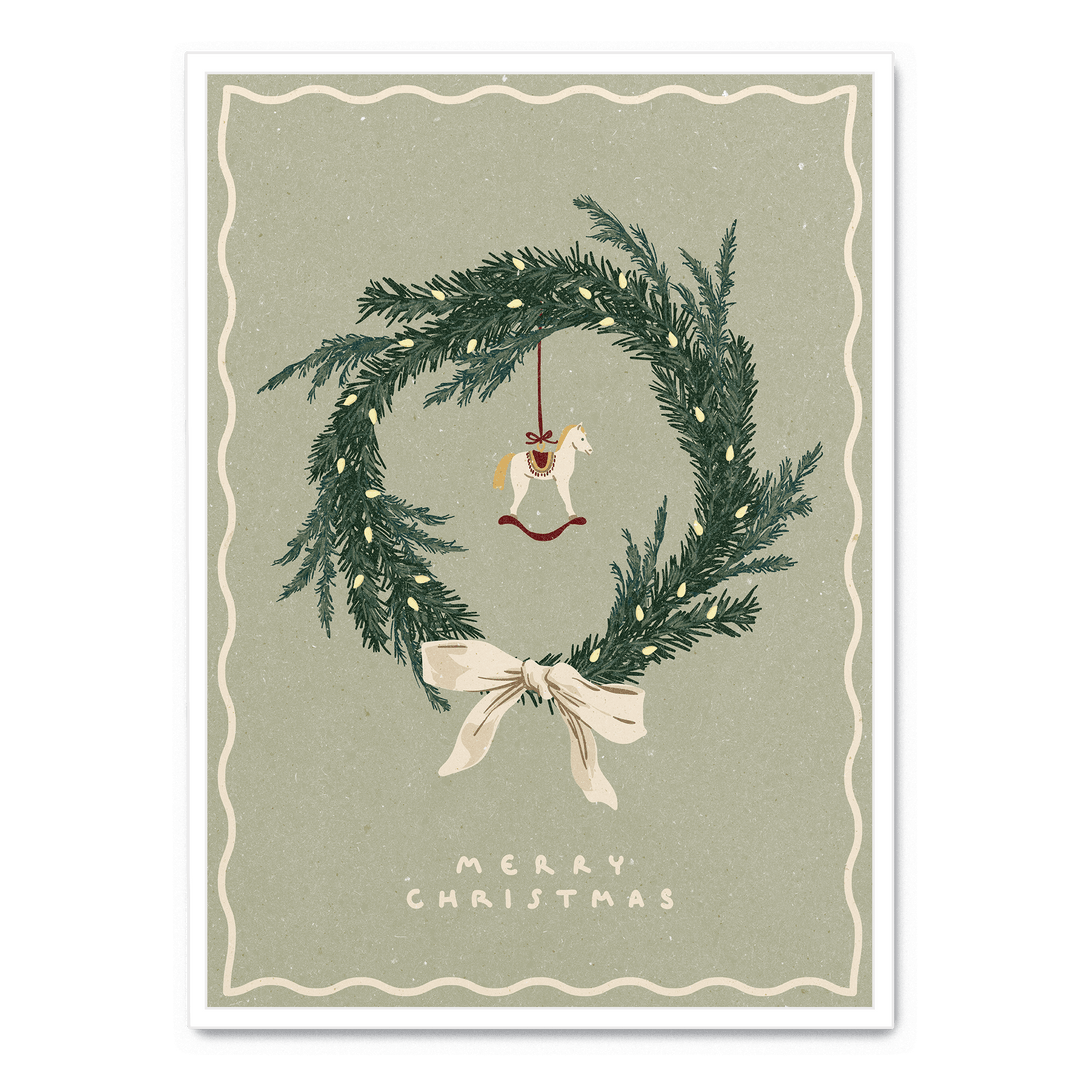 Horse Christmas Wreath