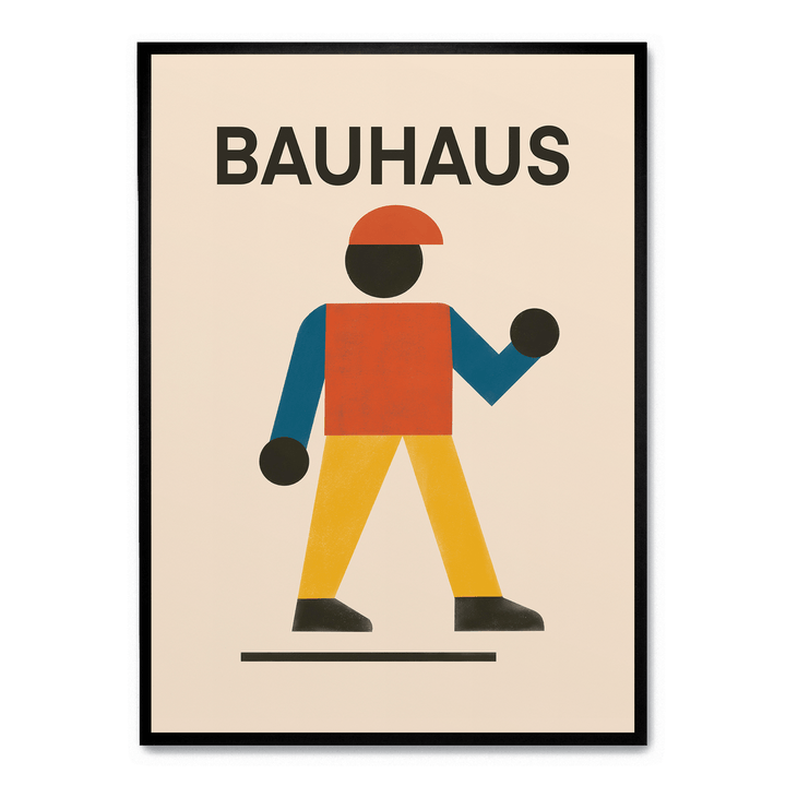 Bauhaus Minimalist Figure