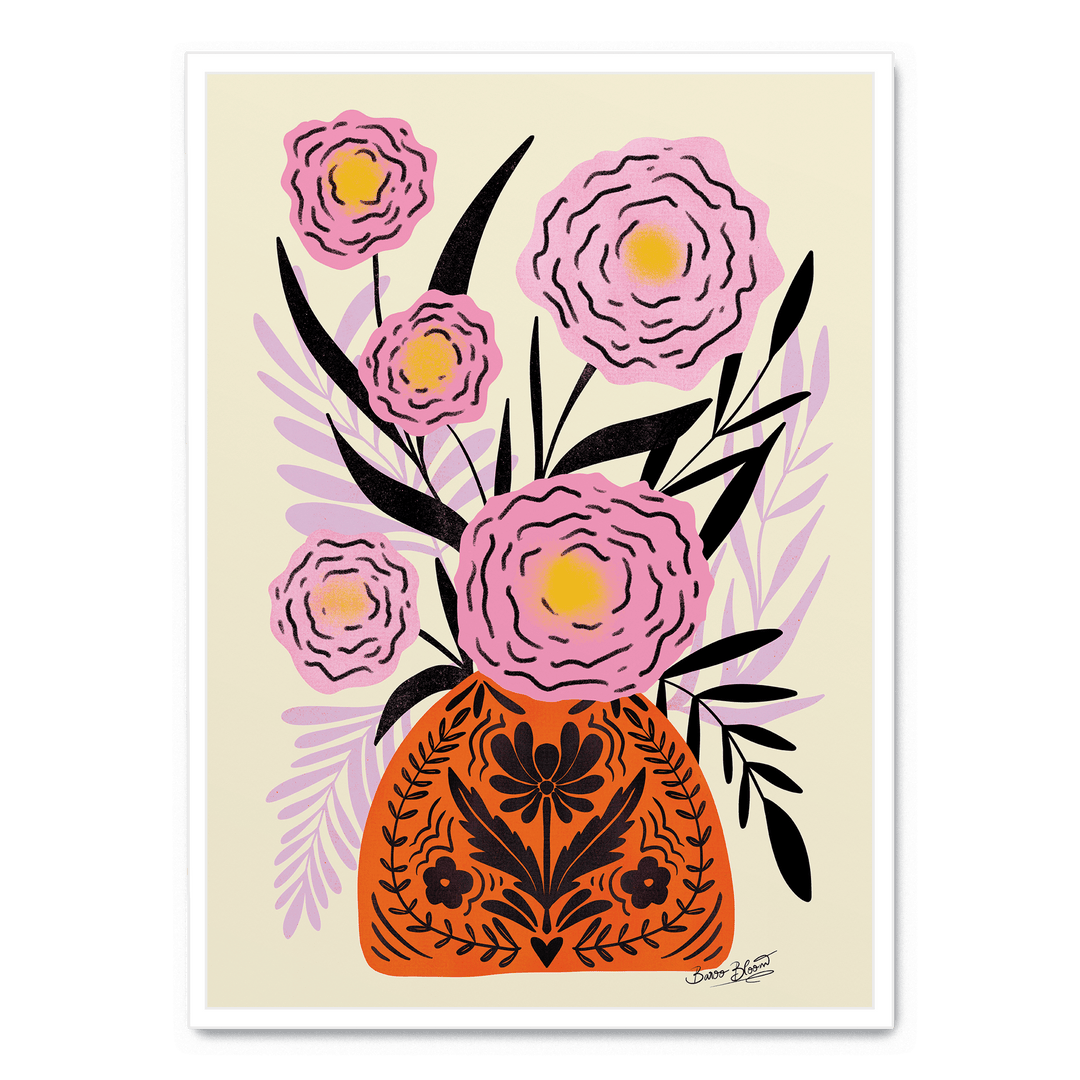 Pink Maxi Flower Vase