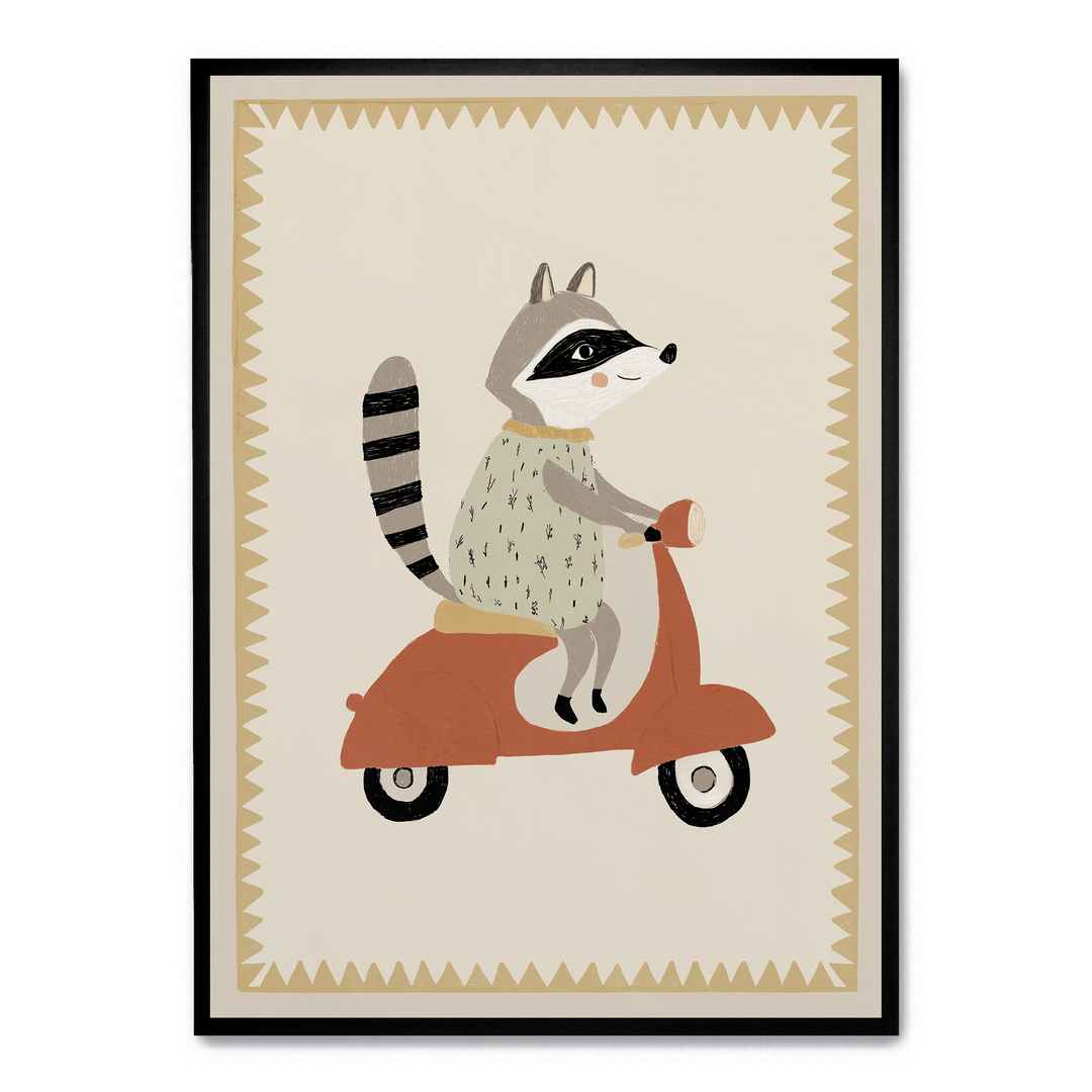 Driving Raccoon