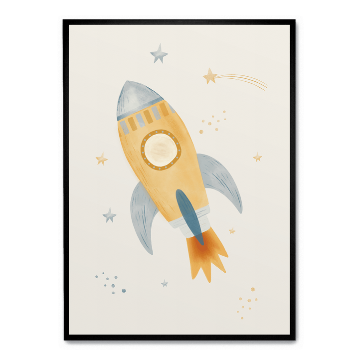 Whimsical Space Rocket