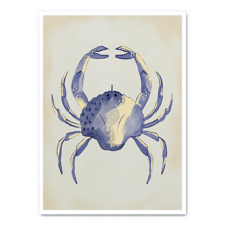 Watercolor Blue Crab